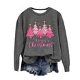 thumbnail image 4 of Uootdi Sweaters for Women Christmas Snowflake Gift Print Knitted Long Sleeve Sweater Casual LooseCrew Neck Top Pullover Funny T ops, 4 of 4