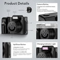 thumbnail image 3 of MARVUE Mini Keychain Camera 1080P FHD Thumb Sized Video Recorder Pocket Digital Camera with 16GB Card, 3 of 7