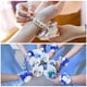 thumbnail image 5 of Pulseras de flores artificiales para muñeca, pulseras de rosa para novios, decoración para ceremonia de boda y baile de graduación, azul cielo, 5 of 5