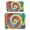 White-981, variant on Rainbow Tie Dye Coffee Bar Mat 2pcs Retro Psychedelic Swirl Absorbent Mat, Non-Slip Rubber Base for Espresso Machine, Eco-Friendly Coffee Station Accessories