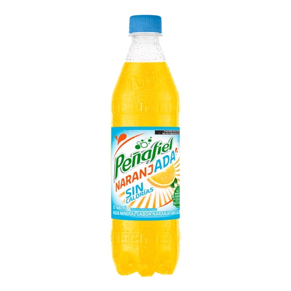 Agua mineral Peñafiel Adas ligera sabor naranja 600 l