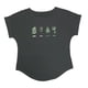 thumbnail image 3 of Camiseta para mujer Ropa Transpirable Patrón de plantas Cuello redondo Manga corta Top L Yuyangstore Camiseta para mujer, 3 of 8