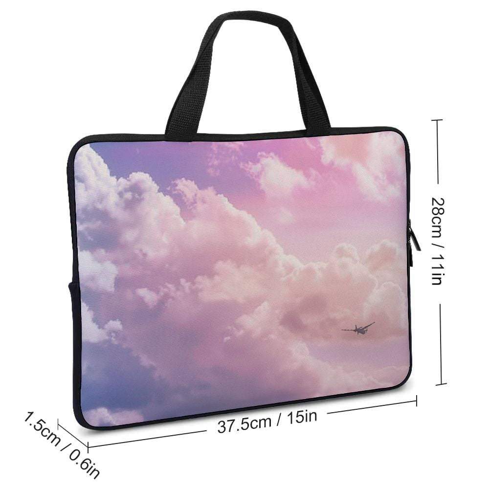 JRXY Plane Laptop Bag Diving Fabric Computer Protective Handle Case Soft Carrying Travel Case (Idea) 15inch