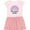 Pink With Stripes, variant on Inktastic Pre-school Grad Graduation Rainbow Girls Toddler Dress