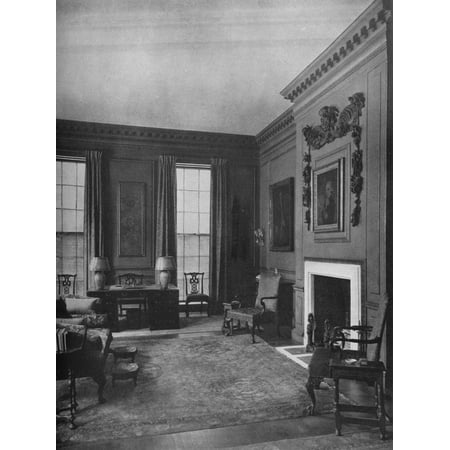 Living room, house of Charles G King, Chicago, Illinois, 1922 Print Wall