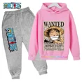 thumbnail image 3 of 2023 New Anime One Piece Hoodie Set Kids Sonic Sweatshirt Stranger Things Pullover Fashion Baby Boy Clothes Girls, 3 of 5