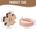 thumbnail image 2 of Wooden Desktop Flower Line Cutting Machine with Anti Slip Frame, Thread Cutters for Quilting, 2 of 6