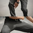thumbnail image 5 of Lumtrix Cargo Pants For Men Construction Hiking Work Pants Lightweight Breathable Travel Pant With Multi Pockets Gray M, 5 of 7
