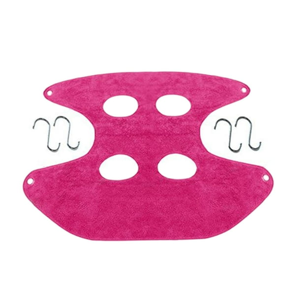 Hamaca de aseo para gatos, bolsa de sujeción para perros con gancho para colgar Rojo 85cmx60cm L