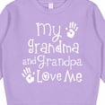 thumbnail image 3 of Inktastic Grandma Grandpa Love Me Girls Toddler Sweatshirt, 3 of 4