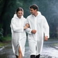 thumbnail image 4 of SIfdSeng Poncho de Pluie Jetable Poncho de Pluie Unisexe Réutilisable Imperméable Transparent en PEVA Cape de Pluie Portable Manteau de Pluie Respirant pour Voyage Randonnée Cyclisme et Camping, 4 of 5