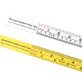 thumbnail image 3 of FRKSMD-Polyfiber Fabric Measuring Tape, 60 Inches Double Sided Fractional Inch and Decimal, High-Precision & Stretch-Resistant, Yellow and White, 3 of 4