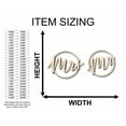 thumbnail image 2 of Mr. & Mrs. Sign Unfinished Wood Cutout Home Decor DIY wedding 18" / 1/4", 2 of 3