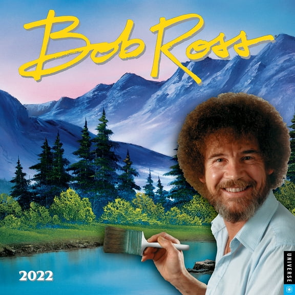Andrews Mcmeel 2022 Bob Ross 12" x 12" - Wall Calendar