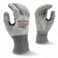 thumbnail image 1 of LINCONSON 3 Pack Level 5 Cut Resistant Safety Performance Series Construction Mechanic PU Work Gloves Thumb Double Reinforced (Large,Grey), 1 of 3
