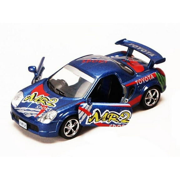 Street Fighter Toyota, Metallic Blue - Kinsmart 5072/5D - 5 Inch Scale Diecast Model Replica (Brand New, but NOT IN BOX)