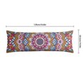 thumbnail image 6 of Mandala Long Body Pillow Cover – Soft & Breathable Meditation Fabric, Hidden Zipper, 20"x54", Psychedelic Trippy Print – Gift for Side Sleepers, Pregnancy, Zen Home Decor, 6 of 7