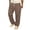 Brown, variant on Wide Leg Chino Pants for Men Adjustable Drawstring Waist Soft Baggy Sweatpants Lightweight Summer Causal Outdoor Loose Track Pants Yellow S