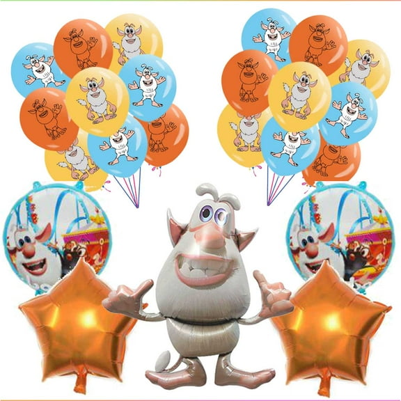 Booba Balloons Party Supplies Decor Set Decorations Kit Fans Birthday