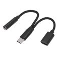 thumbnail image 1 of 2 in 1 Type C Headphone Adapter USB C Jack Audio Charging Converter, 1 of 5
