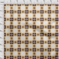 thumbnail image 3 of oneOone Cotton Cambric Fabric Check Ikat Decor Fabric Printed BTY 56 Inch Wide, 3 of 4