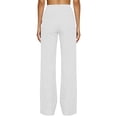 thumbnail image 6 of Girls Linen Pants Kids 2026 Summer Lightweight Casual Beach Baggy Elastic Waist Wide Leg Trousers Athletic Boyfriend Y2K, 6 of 7