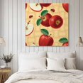 thumbnail image 5 of Wall Art Prints, Farmhouse Apples Framed Canvas Prints for Bedroom Living Room Bathroom Office, Country Tropical Fruits Watercolor Gallery Wrap Wall Art Poster for Gifts Home Decor 28"x28", 5 of 9