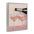 thumbnail image 2 of Stupell Industries Eclectic Pink Champagne Toast for Two Gray Framed Giclee Art, 16 x 20, by The Prints Vibe, 2 of 8
