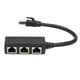 thumbnail image 2 of Adaptador Ethernet, Adaptador Ethernet RJ45 Puerto de cable Adaptador Ethernet Adaptador divisor R Características mejoradas, 2 of 8