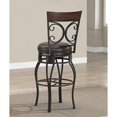 thumbnail image 3 of American Heritage Treviso Bar Stool in Pepper-26 Inch, 3 of 3