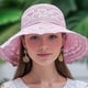 thumbnail image 2 of Qarigey Sombrero de sol clásico para mujer, sombrero de paja cómodo y a la moda, sombrero de copa británica para mujer, sombrilla Sombreros rosa, 2 of 6