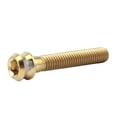 thumbnail image 1 of M6X Bike Column Stem Titanium Screw Golden, 1 of 8
