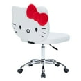 thumbnail image 5 of Impressions Vanity Hello Kitty Teddy Swivel Vanity Chair, Desk Chair with Adjustable Height (White), 5 of 9