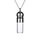 thumbnail image 4 of Collar de urna de cremación,Collar de urna transparente Joyería de cenizas de cremación,Soporte de urna para cenizas Medallón de perfume Recuerdo de urna para mascotas,Regalo de duelo, 4 of 7
