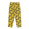 thumbnail image 5 of Naloa Summer Pineapple Print Women’s Ultra-Soft Comfy Pajama Lounge Pants with Pockets & Drawstring, 5 of 8