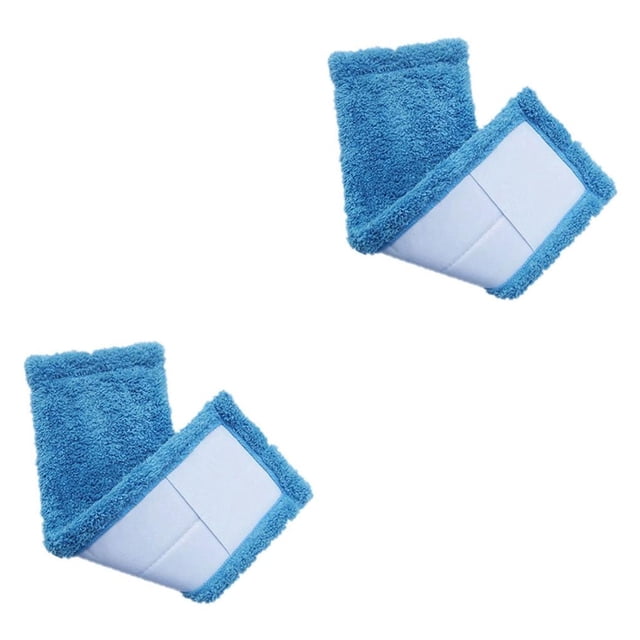 sweethay Almohadilla de limpieza absorbente de terciopelo Coral para cabeza de mopa, paño de limpieza para baño, repuesto para el hogar, Type3 NO3