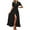 Black, variant on PRETTYGARDEN Women's Summer Maxi Dress Casual Wrap Floral Boho Short Sleeve V Neck Split Ruffle Beach Long Dresses