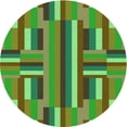 thumbnail image 1 of Ahgly Company Machine Washable Indoor Round Transitional Antique Bronze Green Area Rugs, 4' Round, 1 of 7
