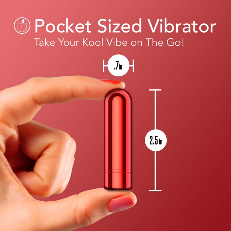Kool Vibes - Rechargeable Mini Bullet - Cherry