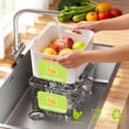 thumbnail image 2 of 5 Pack Fruit Storage Containers for Fridge, Plastic Fruit Containers for Fridge with Removable Colanders, Leakproof Fridge Organizers and Storage for Berry Vegetable Salad Lettuce Meat Food, 2 of 3