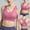 Hot Pink, variant on Joau Racerback Sports Bras for Women - Padded Seamless High Impact Support Wirefree Bra Activewear for Yoga Gym Workout Fitness