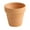 Terracotta, variant on Efavormart 6 Pack | 3" White Geometric Hexagon Ceramic Planter Pots, Bamboo Tray Base w/ Drainage Hole, Cactus & Succulent Planters With Removable Bottom