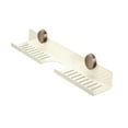thumbnail image 4 of veasfak Suction Cup Shower Shelf Basket Storage Rack for Apartment Dorm Laundry Room White Length 40cm, 4 of 9