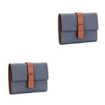 thumbnail image 2 of Sonducket Monedero de cuero para mujer, tríptico Rectangular, elegante tarjetero de Color sólido, compartimento para efectivo, carpeta de Type2 NO2, 2 of 6