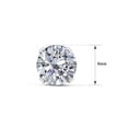 thumbnail image 6 of SuperJeweler 3 Carat Moissanite Earrings In Sterling Silver, 8MM For Women, 6 of 6