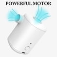 thumbnail image 4 of Coofit Air Mattress Inflator Set Quick-fill USB Rechargeable Float Pump Mini Air Pump, 4 of 10