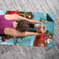 thumbnail image 5 of Christmas Yoga Towels with Storage Bag, 72.8"x26.8", Suitable for Yoga, Pilates, Fitness, etc. - Yoga Towel, Yoga Mat Towel, 5 of 6