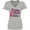 AC-Heather Grey, variant on Inktastic Breast Cancer Awareness We Wear Pink in October Women's V-Neck T-Shirt