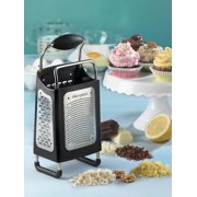 Microplane 4-in-1 Stainless Steel Ultra-Sharp Box Grater - Multi-Purpose Kitchen Tool