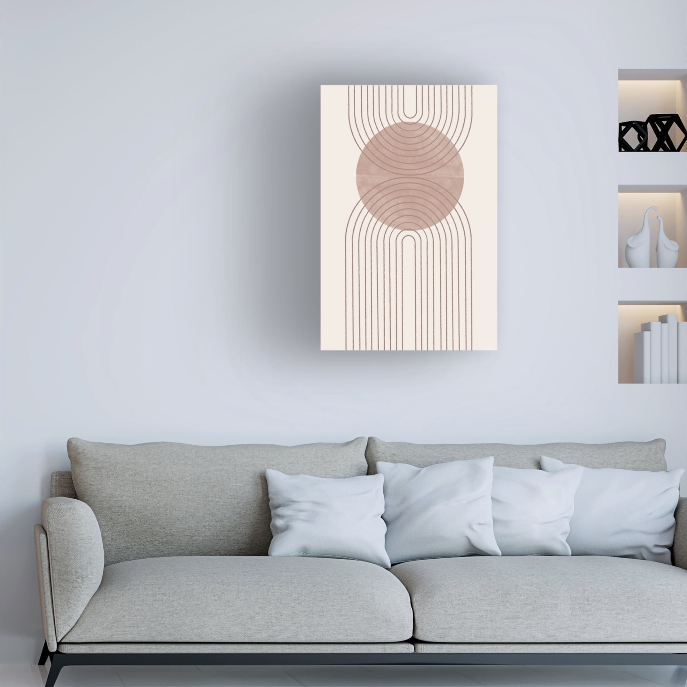 Trademark Fine Art THE MIUUS STUDIO Arch Composition No5 Canvas Wall Art